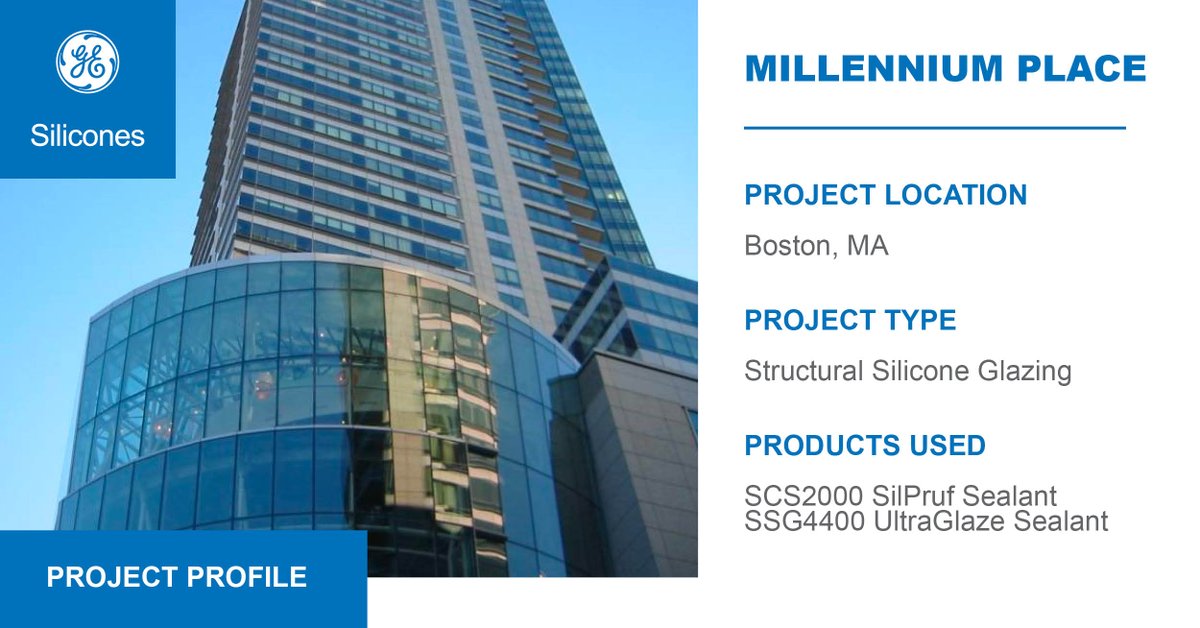 GESilicones's tweet photo. #ProjectProfile #Project #GESilicones #Silicone #SSG #MilleniumPlace #Boston #GESilicones #Silicone #sealant https://t.co/XKjO5CLbHt