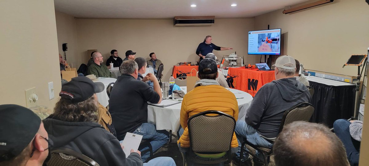 SundanceMedia's tweet photo. We're off and running on #Spokane!  Wow!  What a group we have!  @KukerRanken #DroneRoadshow 

#Autel
#DJI
#Emlid 
#FoxFury 
#Microdrones 
#Pix4D 
#SundanceMediaGroup https://t.co/eY2Npakq8C