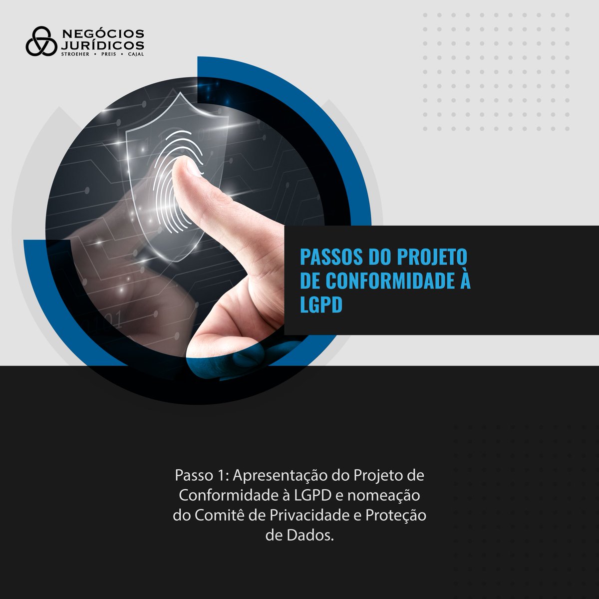NegociosJur's tweet photo. 💡 Você sabe como se adaptar à LGPD?
É cada mais urgente o entendimento e adequação da Lei Geral de Proteção de Dados pelas empresas.
✅ Pensando nisso, elaboramos este passo a passo para a realização de um Projeto de Conformidade à LGPD. Arraste para o lado e leia!
++ https://t.co/CrwCeYN5OB