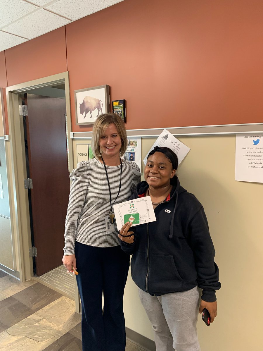 Manisha Philippe. Deeks pizza student of the week. Way to go!!