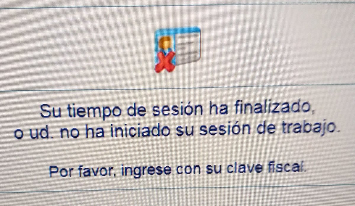 Pame57758081's tweet photo. @AFIPcomunica ni bien ingreso a Declaración en línea el sistema me da este msj: https://t.co/SFnqwkUXHi