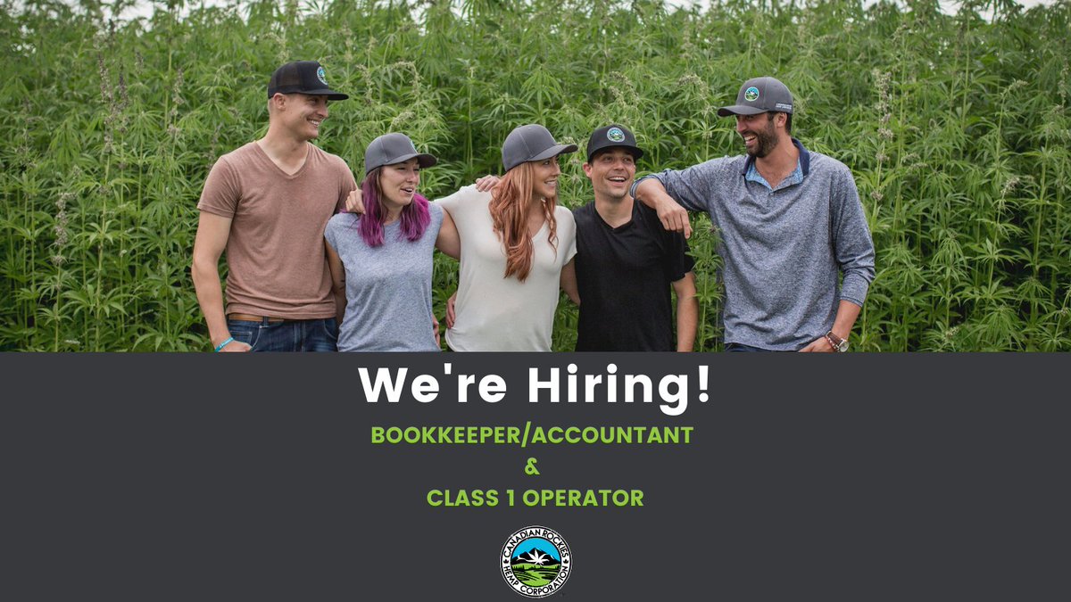 We're Hiring!  Bookkeeper/Accountant and Class 1 Operator.
+
Visit our website for more details and to apply for a position. buff.ly/3ovzf87