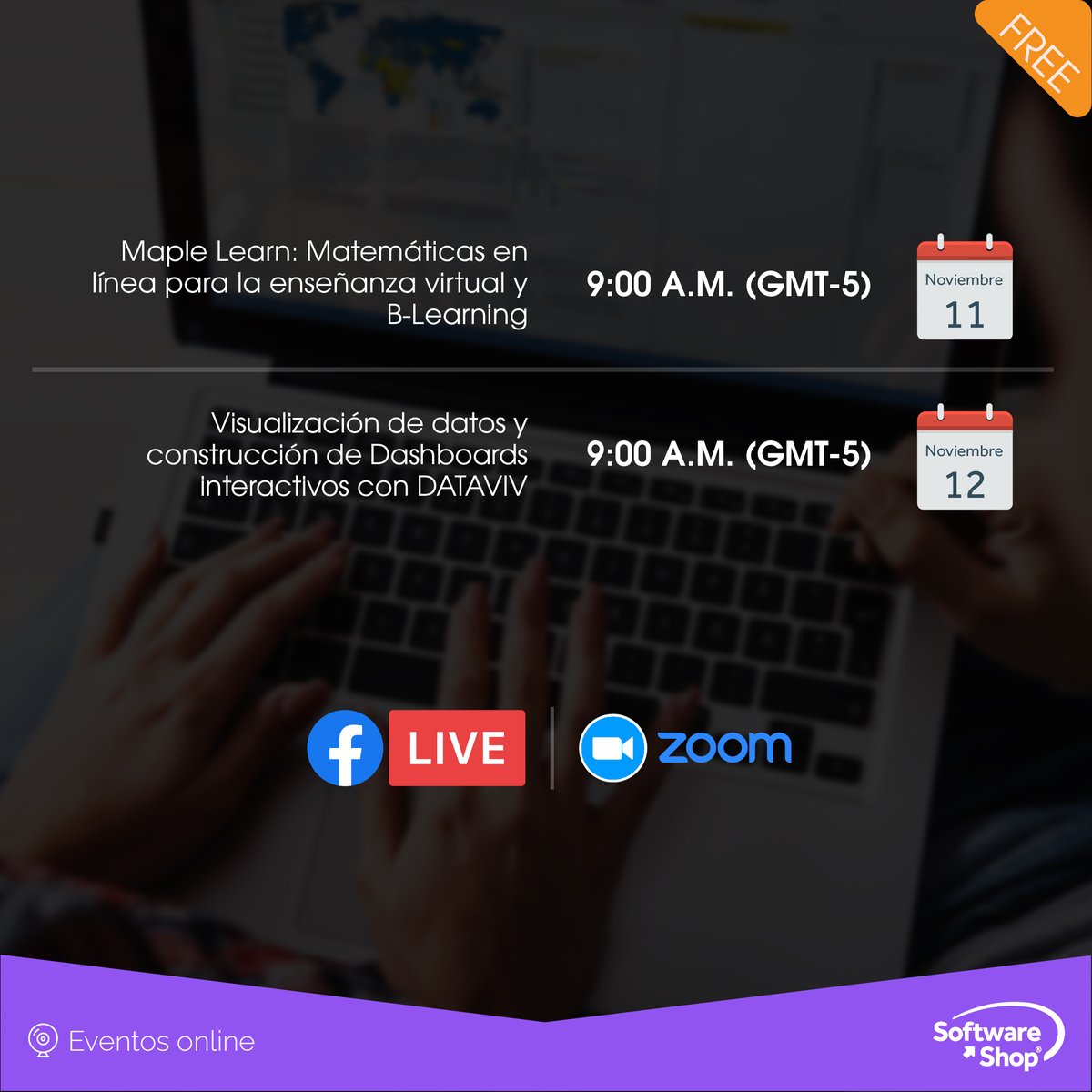 SOFTWAREshopInc's tweet image. 🖥️ 🗓️ Estos son los eventos gratuitos que tenemos esta semana para ti. ¡Conoce más sobre cada uno y regístrate! 

↗️ bit.ly/2WjNWxt 

#MapleLearn #DATAVIV