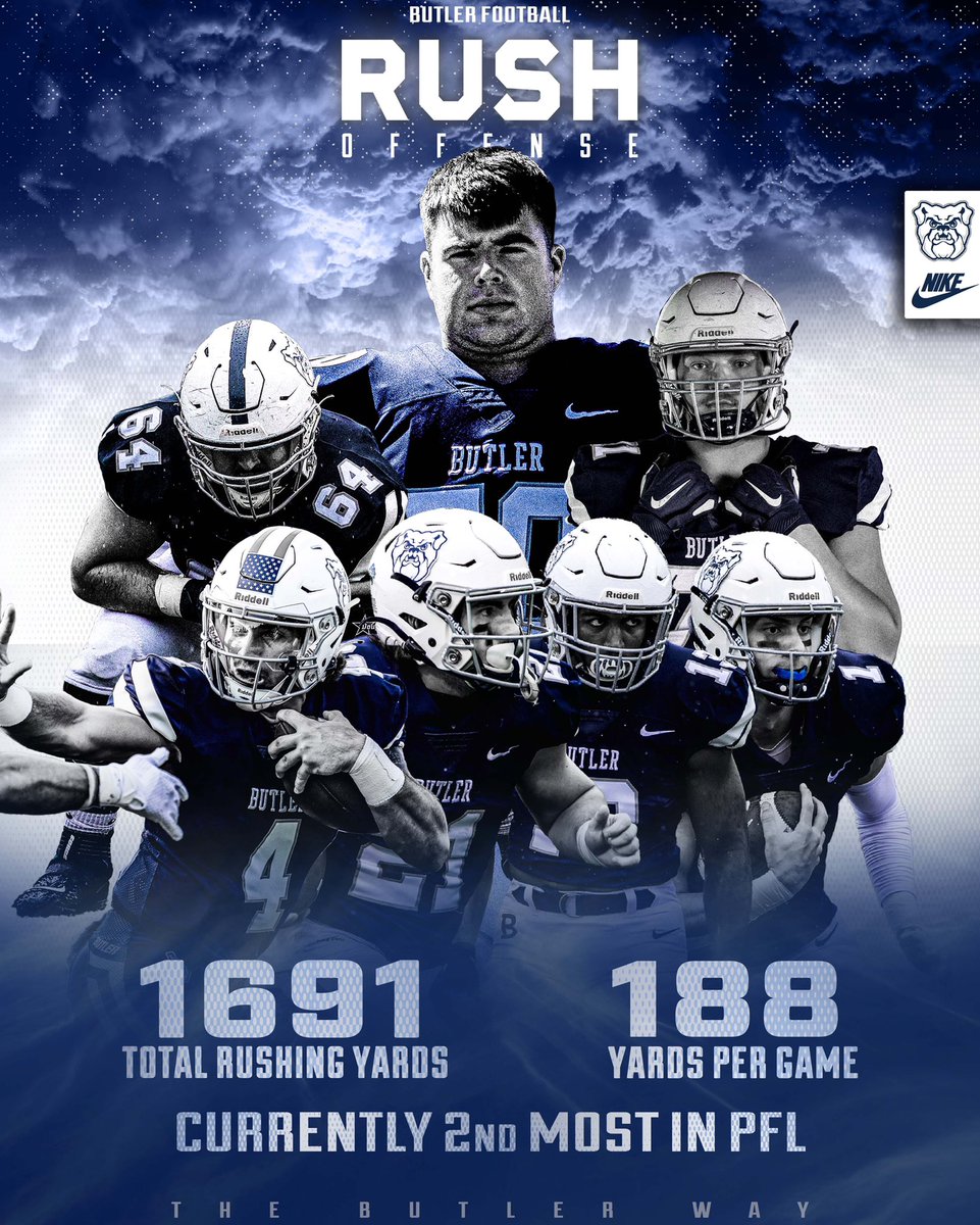 ButlerUFootball's tweet photo. Dawgs on the run🔥🐾

#GoDawgs #ButlerWay https://t.co/G8cq8eM7wO