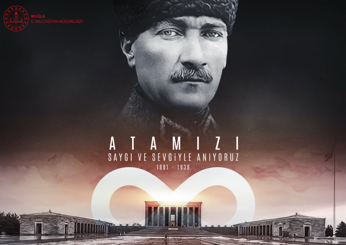 mugla_mem's tweet photo. Bağımsızlık savaşımızın önderi, Cumhuriyetimizin kurucusu Gazi Mustafa Kemal Atatürk’ü, aramızdan ayrılışının 83. yılında sevgi, saygı ve minnetle anıyoruz.

@tcmeb @tcmuglavaliligi @emrecay55 https://t.co/aCTfEknZGW