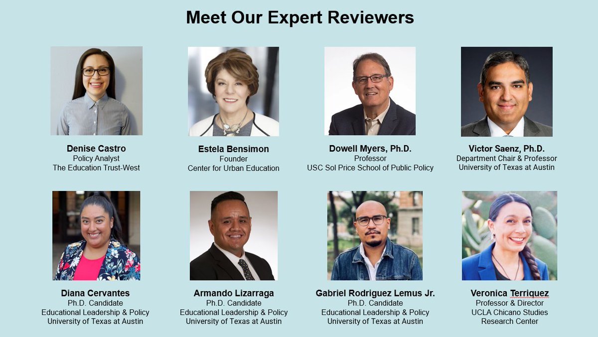 CollegeOpp's tweet image. This report would not have been possible without the support of our research team and expert reviewers. Thank you for your contributions! #LatinxInHigherEd bit.ly/2021SHELatinx