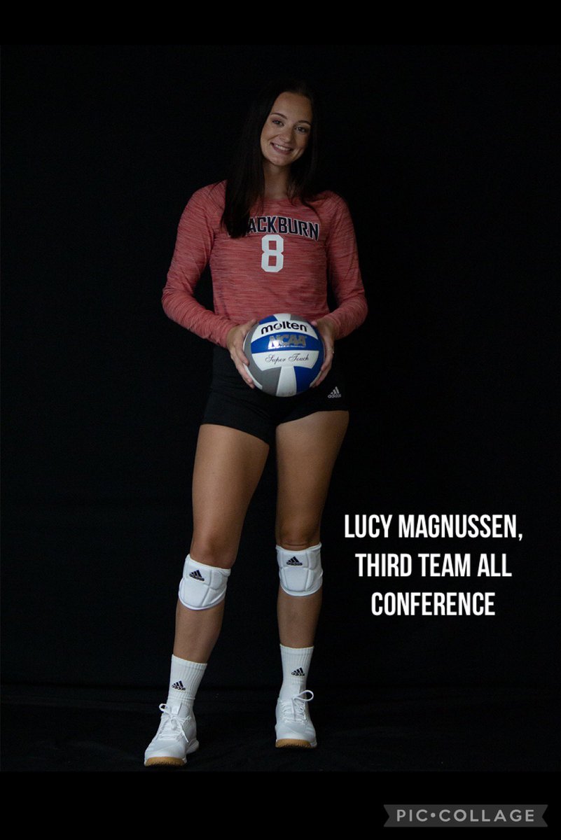blackburn_vb's tweet photo. Congratulations to our 2021 Team on earning SLIAC Team Sportsmanship Award. 

Congratulations to our Team Capitan’s, Lucy Magnussen and Elizabeth Bowyer on their All Conference awards! https://t.co/BEx6AeoxGN