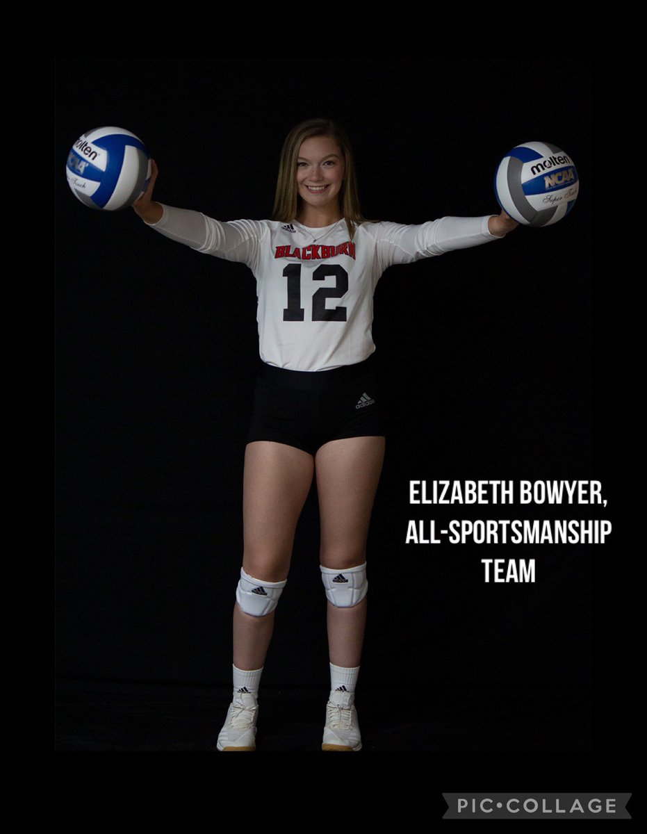 blackburn_vb's tweet photo. Congratulations to our 2021 Team on earning SLIAC Team Sportsmanship Award. 

Congratulations to our Team Capitan’s, Lucy Magnussen and Elizabeth Bowyer on their All Conference awards! https://t.co/BEx6AeoxGN