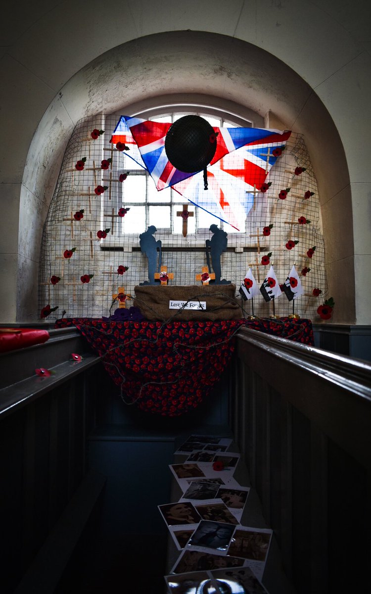 davidgoulden's tweet photo. The beautiful remembrance display at St George's Church, Portland #WeWillRememberThem #LestWeForget #Remembrance2021 #Churches #History #Heritage #Dorset. https://t.co/Cyrnd69gzh