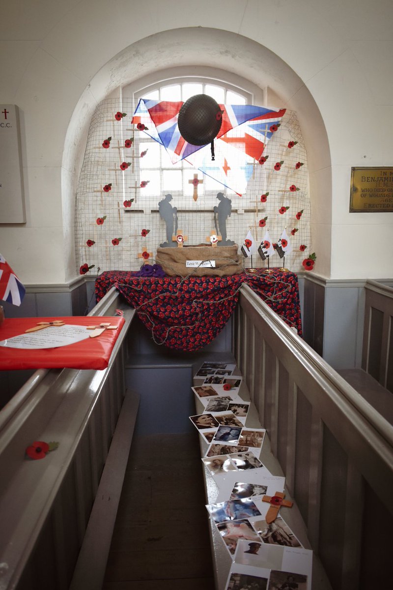 davidgoulden's tweet photo. The beautiful remembrance display at St George's Church, Portland #WeWillRememberThem #LestWeForget #Remembrance2021 #Churches #History #Heritage #Dorset. https://t.co/Cyrnd69gzh