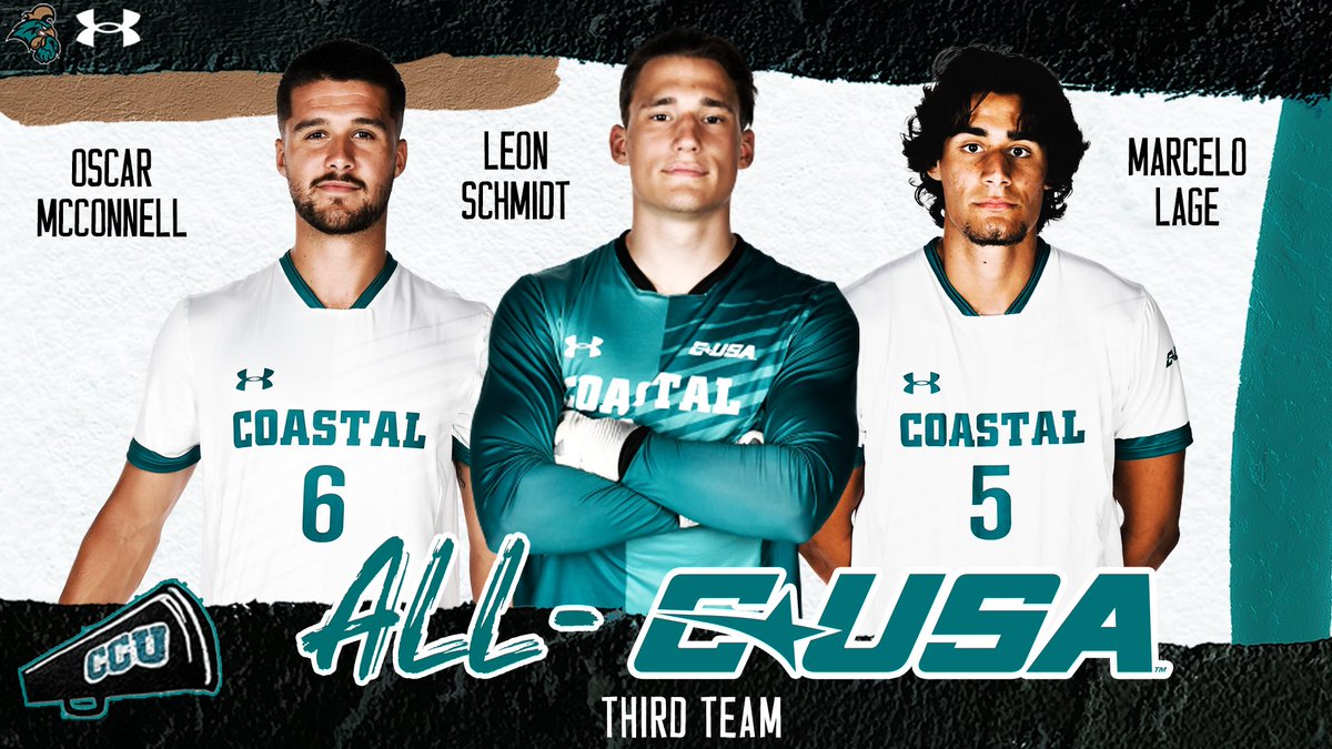 𝑨𝒘𝒂𝒓𝒅𝒔 𝑺𝒆𝒂𝒔𝒐𝒏🏆 
Congratulations to our guys <a href="/OscarMcConnell1/">Oscar McConnell</a>, Leon Schmidt, and Marcelo Lage on being named to the All-Conference USA Third Team. 

#TEALNATION