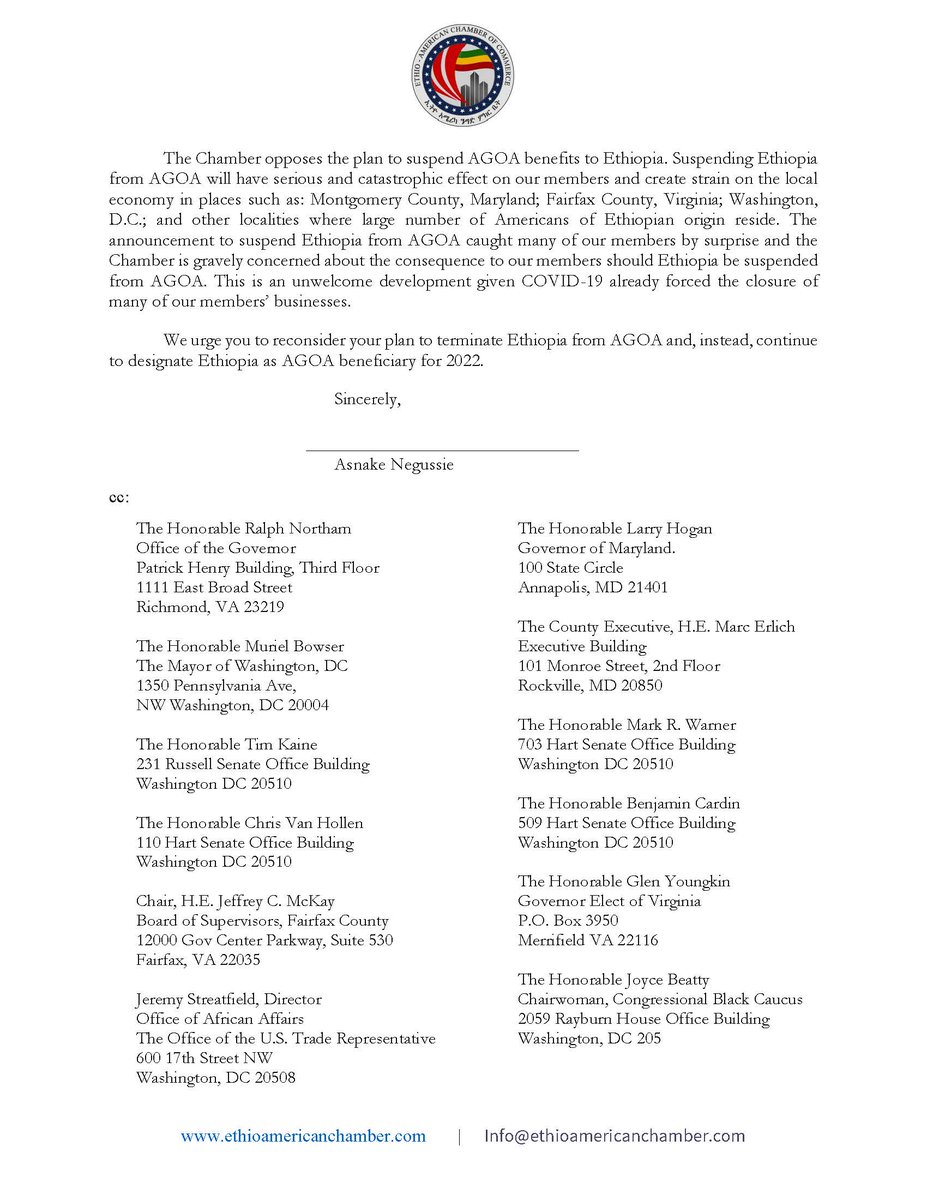 Ethio-American Chamber of Commerce tweet media