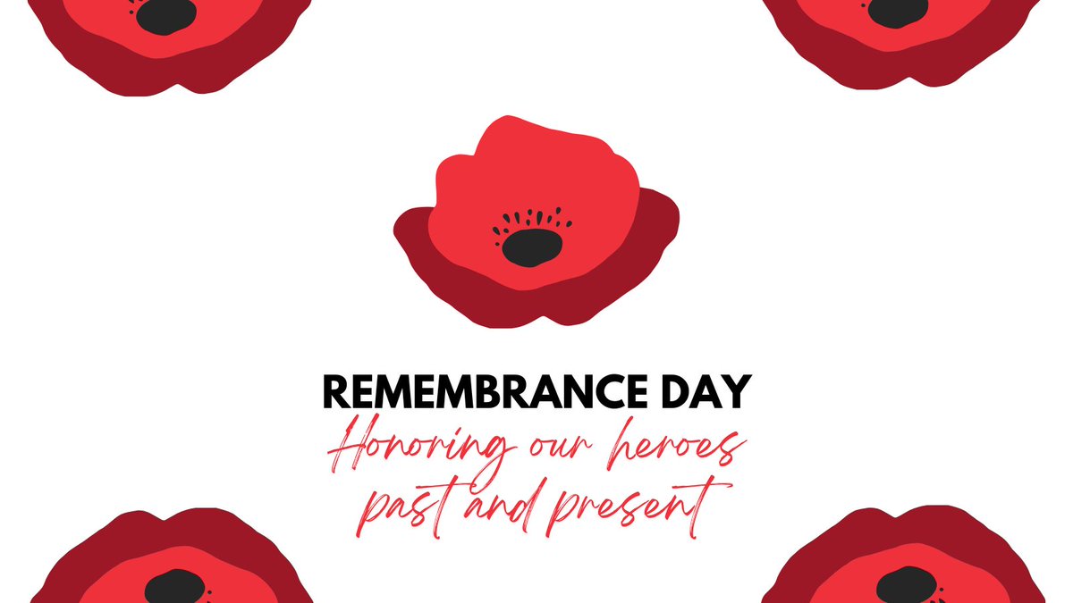 Honouring our heroes – past and present.
 
This #RemembranceDay, we join millions across Canada in a moment of silence to honour the heroes that have served and continue to serve Canada in times of conflict.