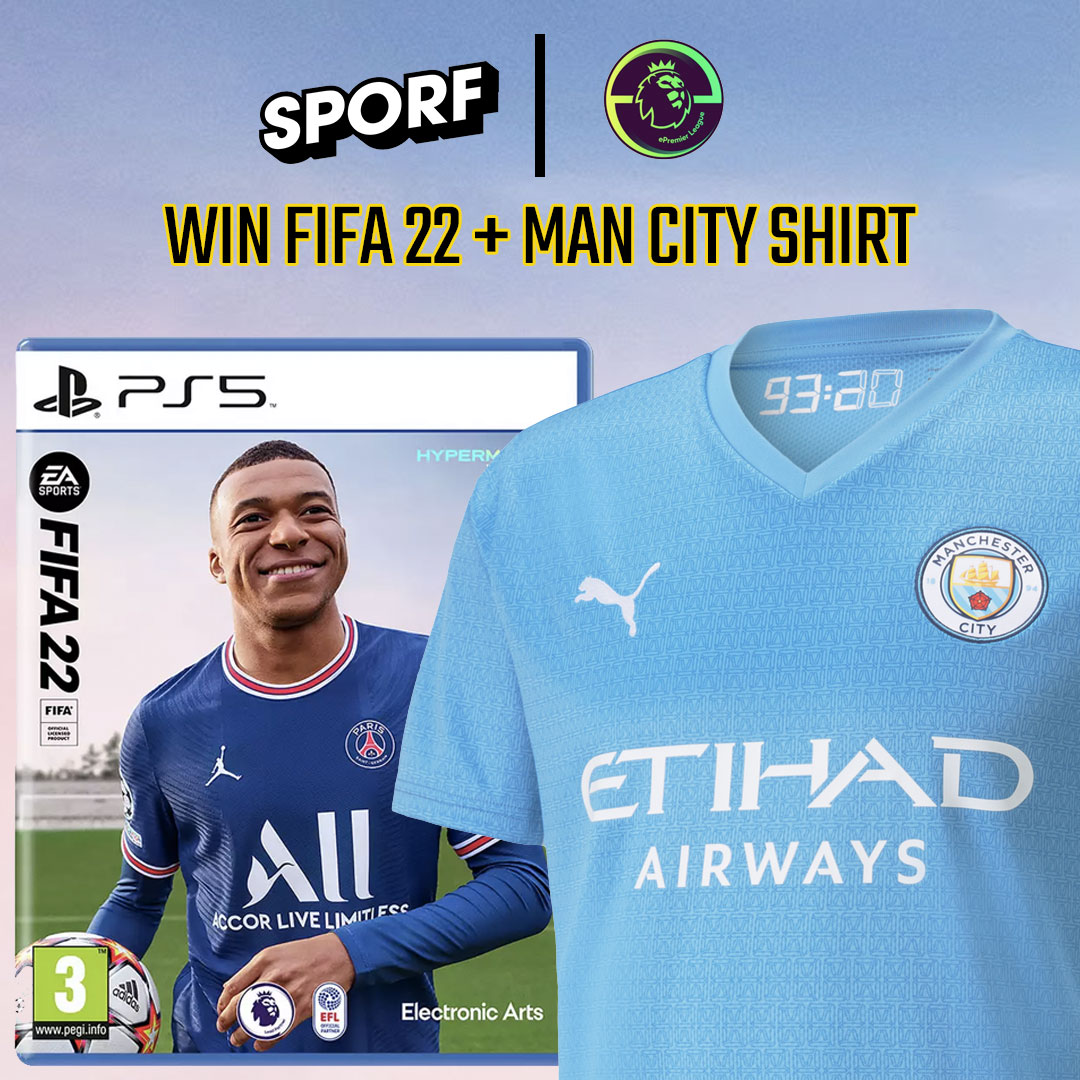 SPORF (@sporf) on Twitter photo 👀 Fancy winning a copy of #FIFA22 AND a <a href="/ManCity/">Manchester City</a> shirt?
👊 <a href="/Shellzz/">Shellzz</a> backed himself & beat <a href="/WillBrazier/">Will Brazier</a> to get YOU a great prize!
🎟 To enter:
✅ Follow <a href="/SPORF/">SPORF</a>.
✅ RT this tweet.
📝 T&Cs: rebrand.ly/ePLTCs
🎮 #ePremierLeague 👀 Fancy winning a copy of #FIFA22 AND a <a href="/ManCity/">Manchester City</a> shirt?
👊 <a href="/Shellzz/">Shellzz</a> backed himself & beat <a href="/WillBrazier/">Will Brazier</a> to get YOU a great prize!
🎟 To enter:
✅ Follow <a href="/SPORF/">SPORF</a>.
✅ RT this tweet.
📝 T&Cs: rebrand.ly/ePLTCs
🎮 #ePremierLeague