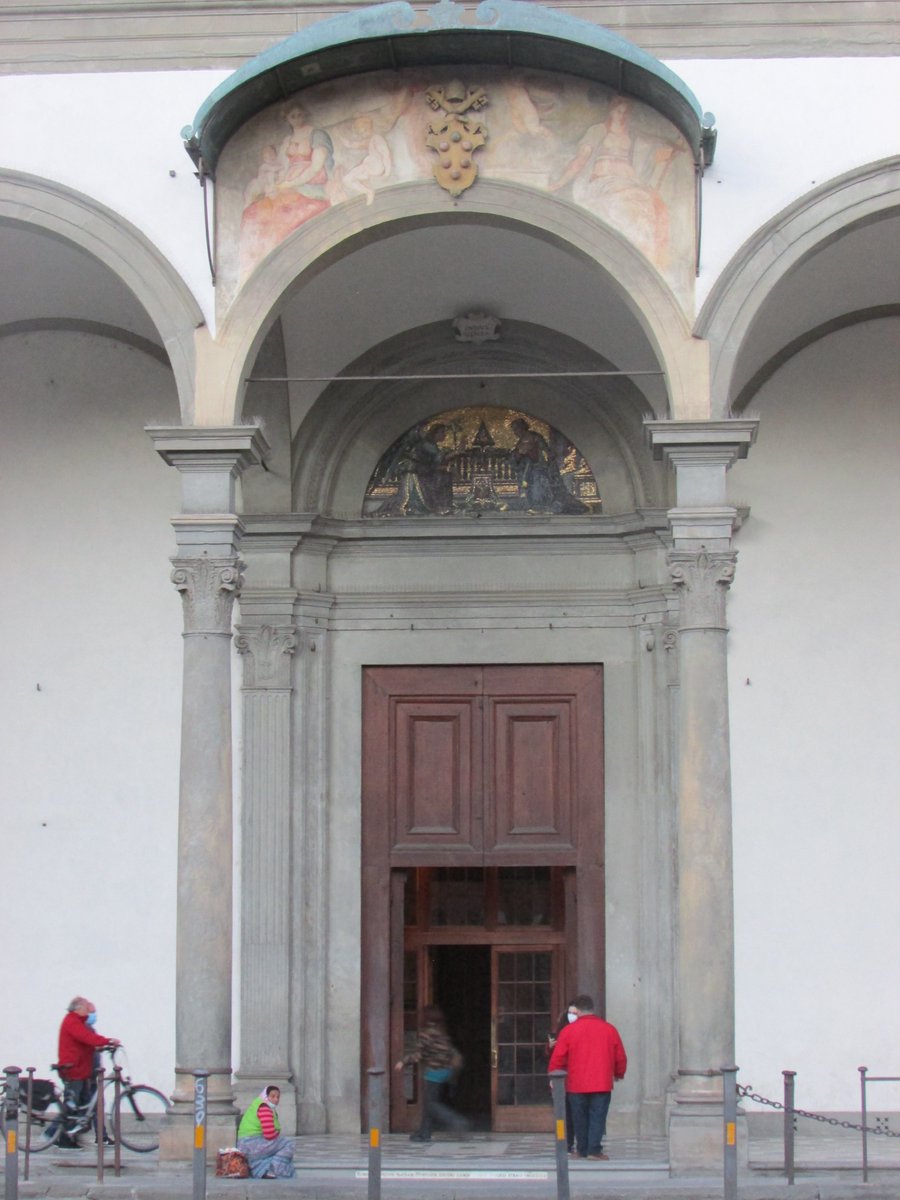 MeganHenvey's tweet photo. Day 9 of my Florentine #AChurchADay adventures is a big one! I had an amazing few hours exploring the Basilica della Santissima Annunziata (Most Holy Annunciation). 🧵 https://t.co/7KPP9RNQVa