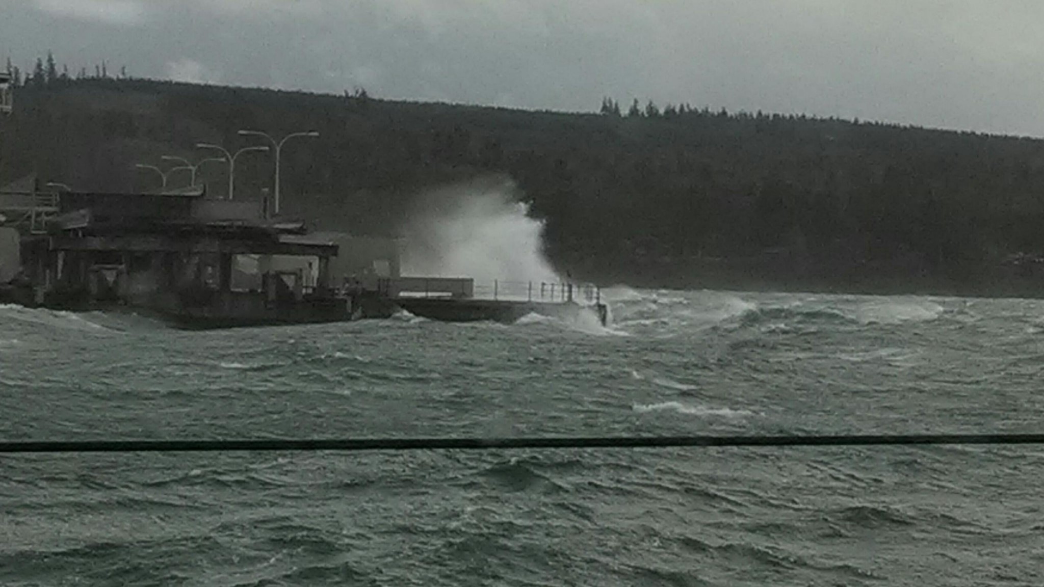 WSDOT on Twitter "Here's a look at the rough seas hitting the