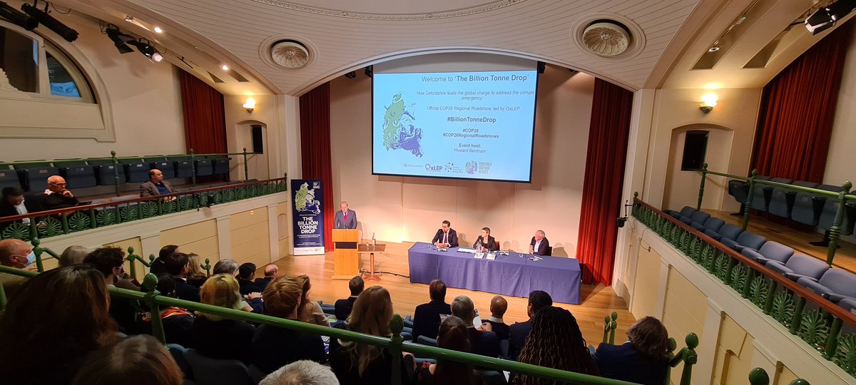 Oxfordshire Greentech (@ox_greentech) on Twitter photo Fantastic to be at the @OxfordshireLEP #BillionTonneDrop official #COP26 event. A brilliant video that featured our very own member <a href="/greencorehomes/">Greencore Homes</a> showcasing their exemplary Springfield Meadows scheme
Inspiring to see Oxon leading the global charge to address the climate crisis Fantastic to be at the @OxfordshireLEP #BillionTonneDrop official #COP26 event. A brilliant video that featured our very own member <a href="/greencorehomes/">Greencore Homes</a> showcasing their exemplary Springfield Meadows scheme
Inspiring to see Oxon leading the global charge to address the climate crisis