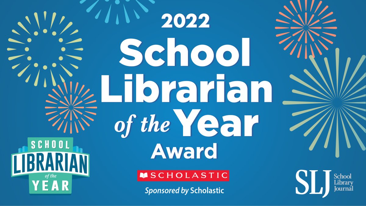 From now until December 29, school librarians nationwide can submit nominations for the 2022 School Librarian of the Year Award presented by @sljournal and sponsored by Scholastic. Learn more about the process, here>> bit.ly/3EUFOaC #SchoolLibOTY