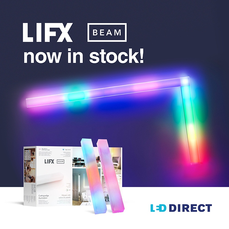 leddirectuk's tweet photo. LIFX Beams - A great Christmas present or just why not just treat yourself? 

The only stock in the UK so be quick. 

#LIFX #SmartLight #SmartHome https://t.co/BJ0tCuc5o9