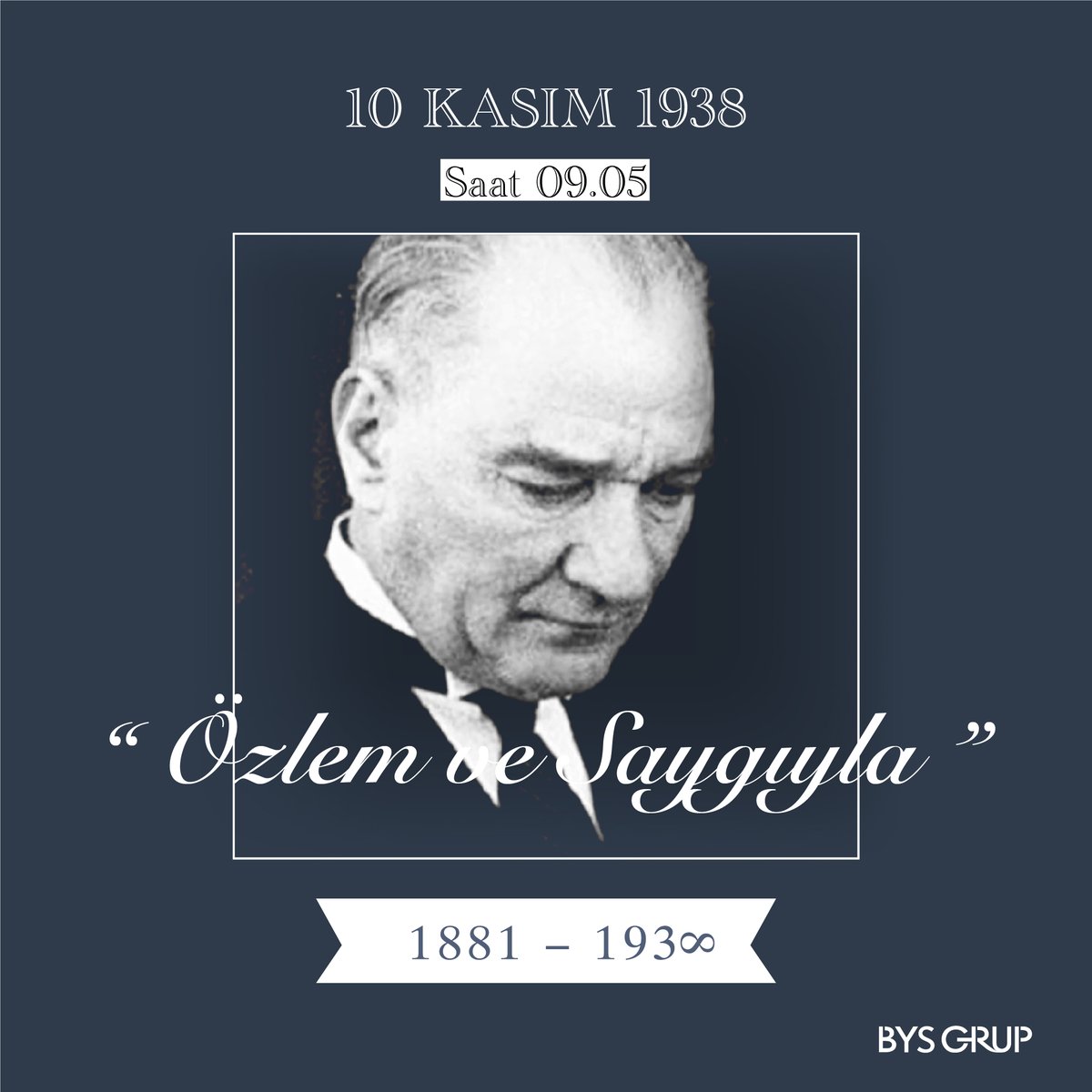 Türkiye Cumhuriyeti'nin kurucusu Mustafa Kemal Atatürk'ü vefatının 83. yıl dönümünde en derin saygı ve minnetle anıyoruz
---
We commemorate Mustafa Kemal Atatürk, the founder of the Republic of Turkey, with deep respect and gratitude on the 83rd anniversary of his death.