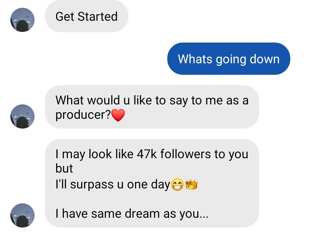 djpain1's tweet photo. My advice to producers: Don't be weird.

Producers in my dms: https://t.co/6k20XDec4b