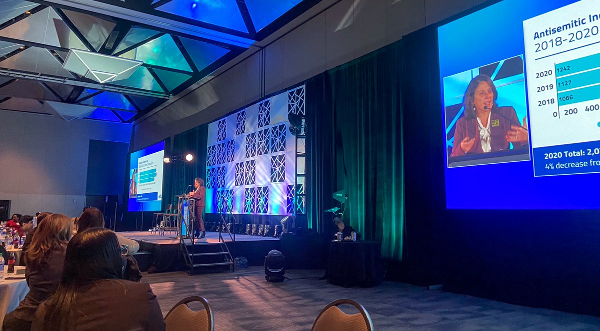 ADLSoutheast's tweet image. Last week, @ADL Southern Division VP @apadillagoodman spoke at @GAChamber’s annual Diversity and Inclusion Summit about antisemitism, hate crimes, and anti-AAPI crimes. #GADEI2021