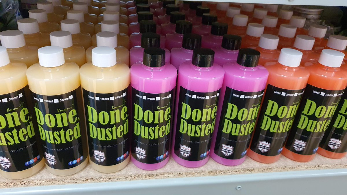 CountyDetailing's tweet photo. If you like Bouncer's Done & Dusted, you are going to love these! FLAVAS, one of the best all-round QD's in 3 Special Edition colours and scents! Chocolate Orange, Parma Violet or Strawberry Milkshake, which would you choose? #Bouncers #BouncersWax #PVDApproved #PVD https://t.co/tnZTKv1cWh
