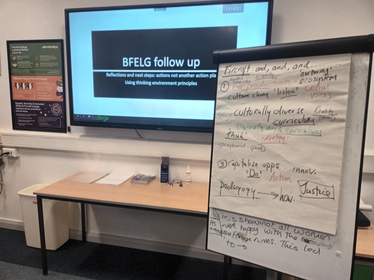 It's #LifelongLearningWeek and today we held our inhouse follow-up session to our recent and excellent 
@FeLeadership training. Our session was impactful  with key themes of equity, justice and action.  #lifelonglearning is for the educators as well as the students! 💪🙏