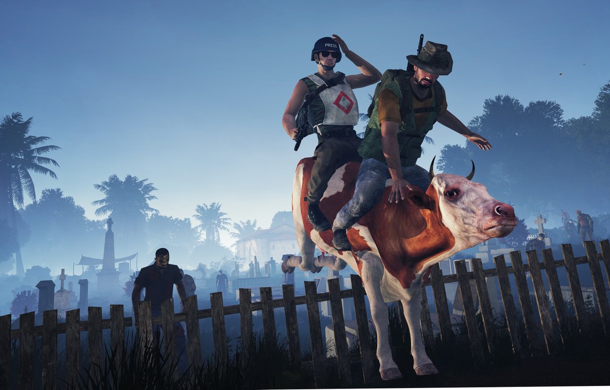 Awfully quiet on my screenshot front recently, but fortunately, since the new FRANKIEonPC vid is now out, I can at least post these old shots I made it a couple of years ago.

Steve the Cow, divine bovine extraordinaire.

#Arma3