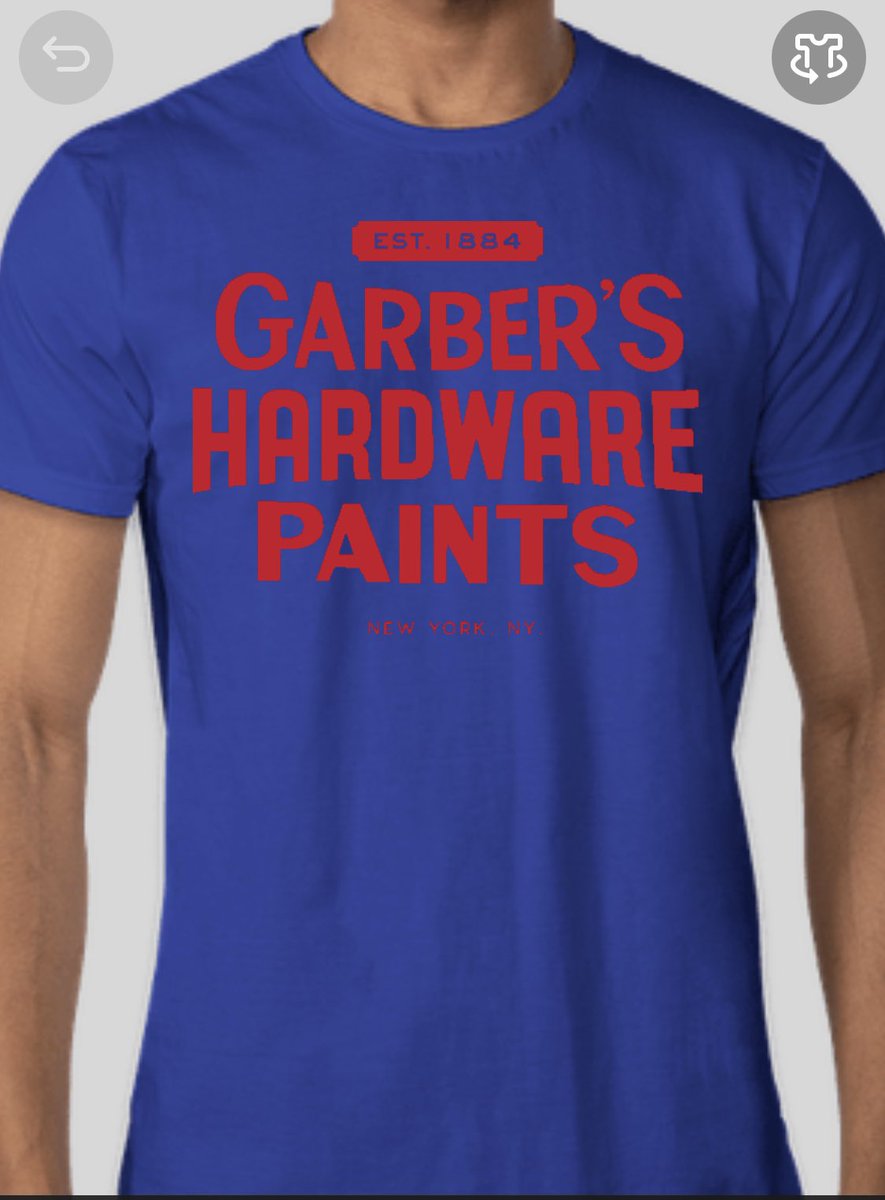 GarberHardware's tweet photo. @RGA As luck would have it we our new shirts drop this week. NY sports team color combos! DM me your info we can replace that old shirt. https://t.co/UFF8A8OlH1