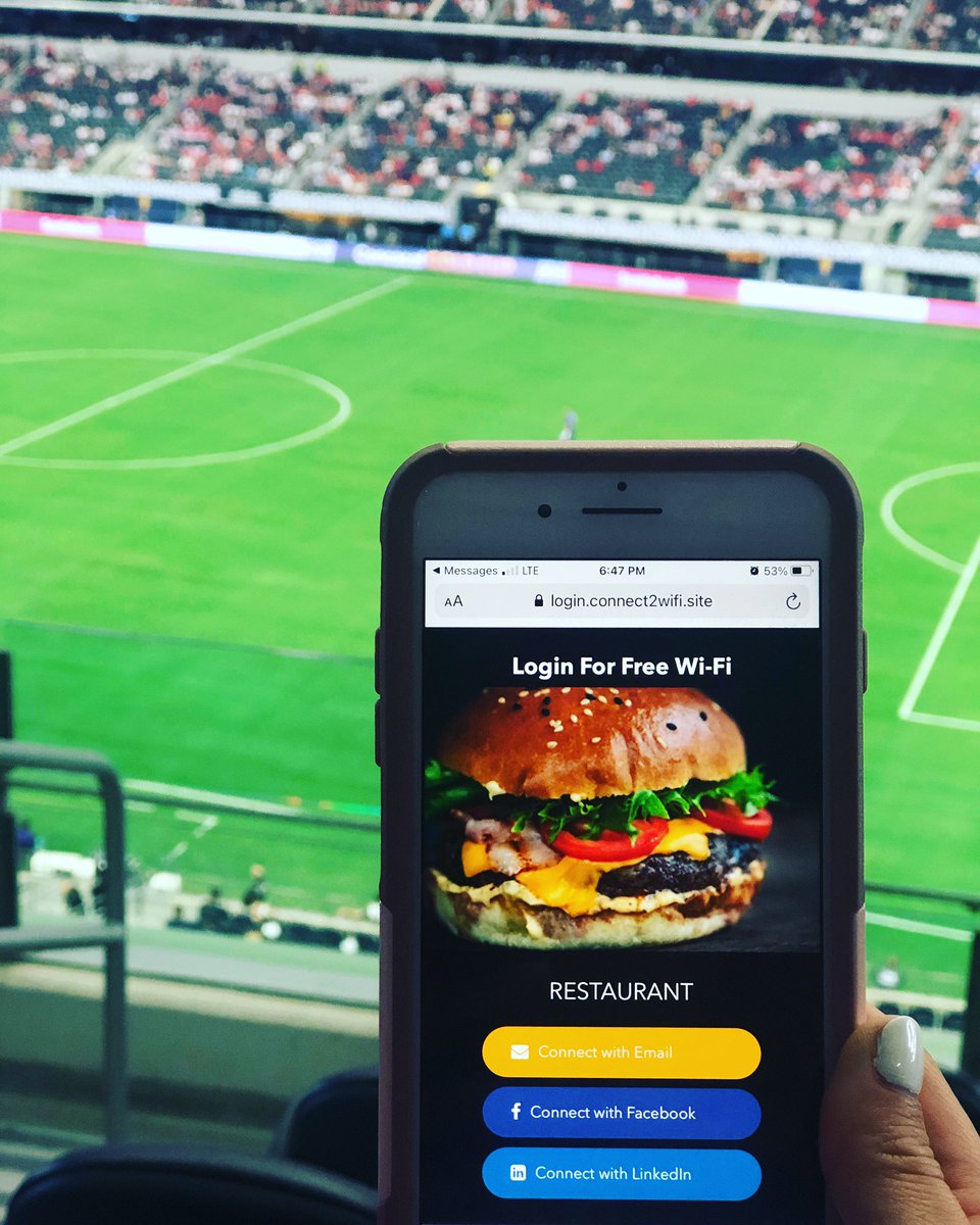 BridgeLogicWiFi's tweet photo. Use your guest WiFi to promote your concession stands/souvenir shops!   Also companies can place ads on your log on page and the ads are guaranteed to be seen by everyone in the stands.  #bridgelogicwifi #guestwifi #wifimarketing  #EmailMarketing #eventmarketing https://t.co/hGZ3aObO3v