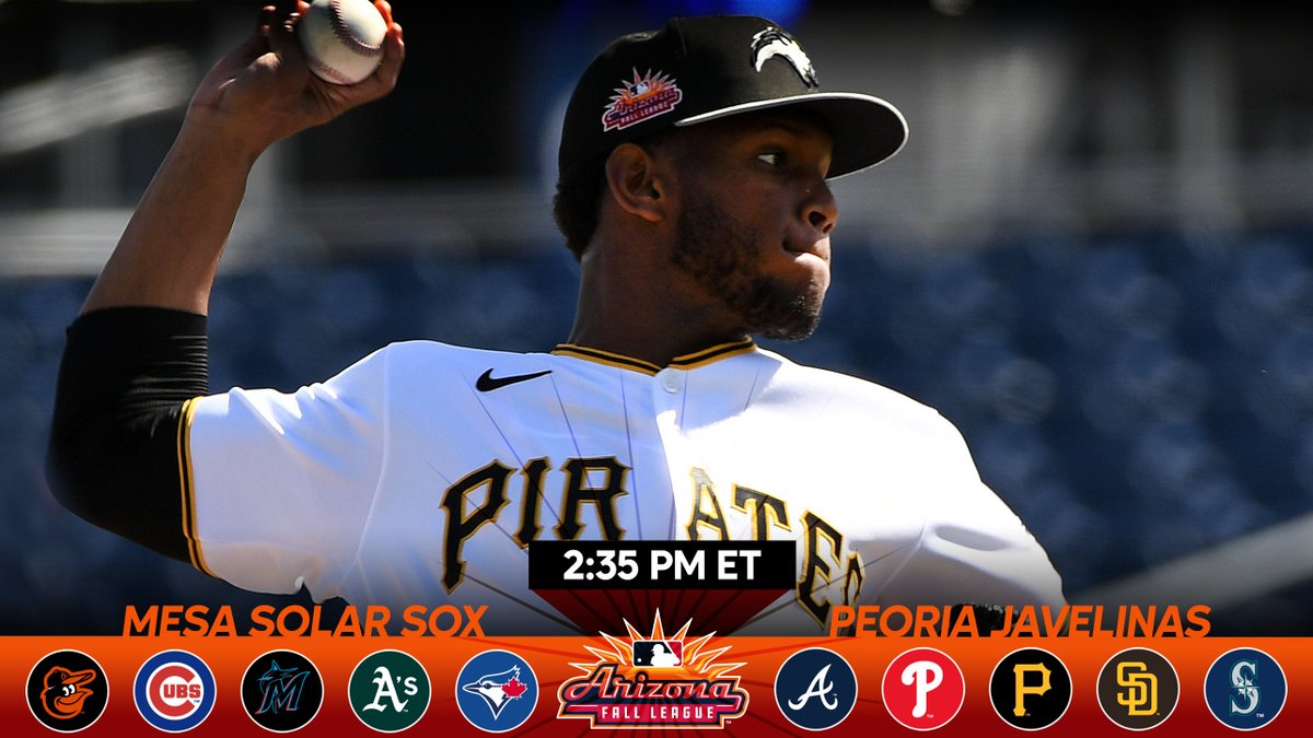 MLB Pipeline (@mlbpipeline) on Twitter photo Fresh off winning the AFL Pitcher of the Week, <a href="/Pirates/">Pittsburgh Pirates</a> No. 6 prospect Roansy Contreras is back on the mound for Peoria vs. Mesa.
Follow live: atmlb.com/307sSzG Fresh off winning the AFL Pitcher of the Week, <a href="/Pirates/">Pittsburgh Pirates</a> No. 6 prospect Roansy Contreras is back on the mound for Peoria vs. Mesa.
Follow live: atmlb.com/307sSzG