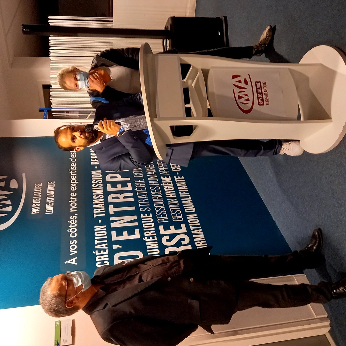 Jerome_Alemany's tweet photo. 3e #Artisanight à la Chambre de Métiers et de l'Artisanat @cmarPDL
ac nouveau président @frederic_boul. Le #Département de @loireatlantique, partenaire des professionnels pour la digitalisation des entreprises et l'appropriation des nouveaux usages numériques #THD. https://t.co/dpGzoHlB9B