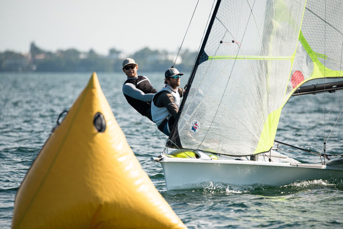 Top finishes from the USA 49er Mens Teams at the warm-up event on the same waters as Worlds coming up? We’ll take it! Way to go, Andrew Mollerus and Ian MacDiarmid on a podium silver medal finish and Ian Barrows and Hans Henken in 5th at Asian Championships!
