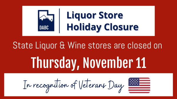 Plan ahead! State liquor stores will be closed this Thursday in recognition of Veterans Day. Thank you to all our nation's veterans for their service and sacrifice. 🇺🇸 

#utpol