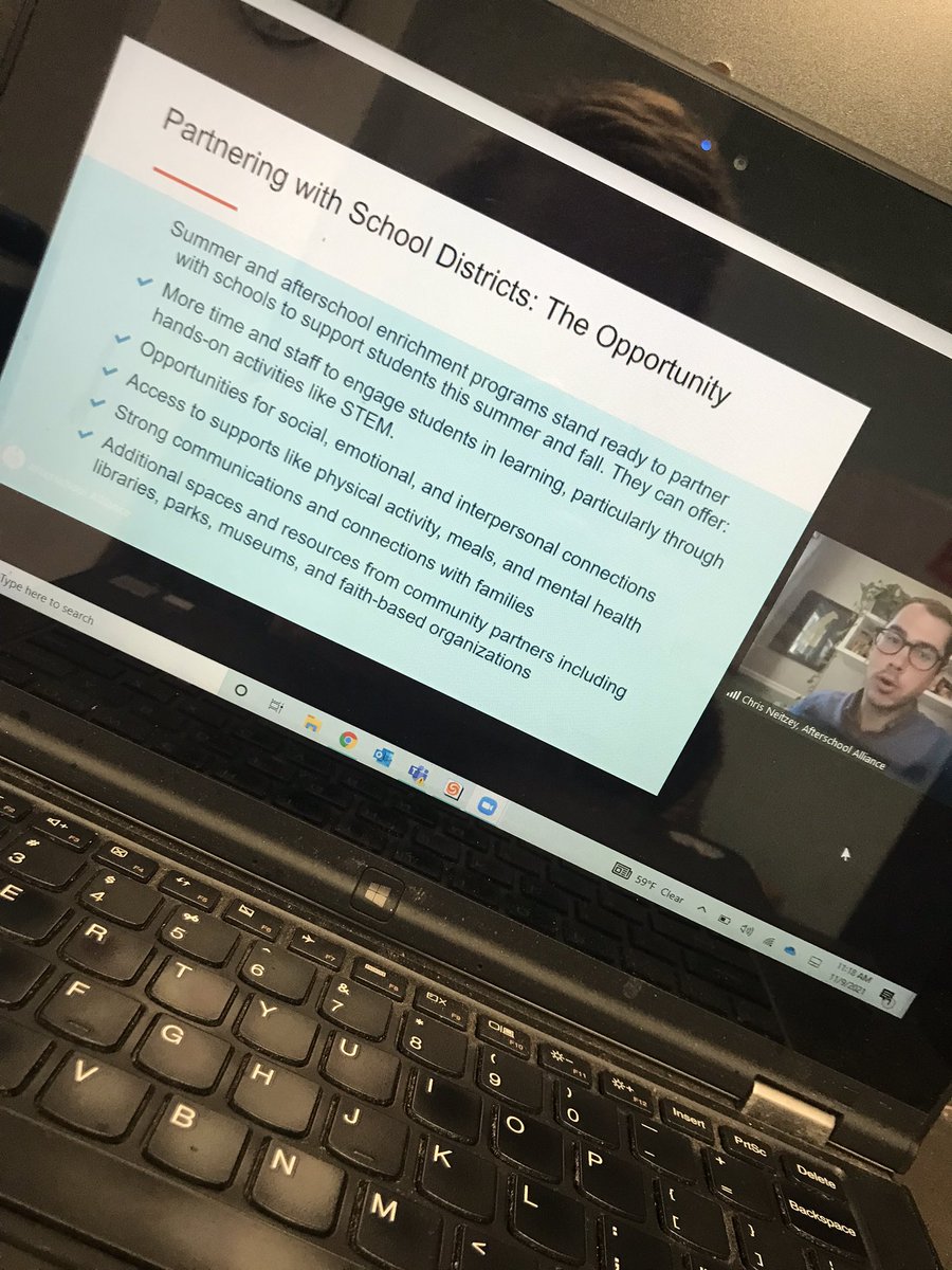 SDstemecosystem's tweet photo. Advice from Chris Neitzey: students aren’t going to recover from learning loss unless they���re *engaged.* Hands-on activities and family opportunities are key! @afterschool4all #CollabLab https://t.co/aYgfBAO3hr