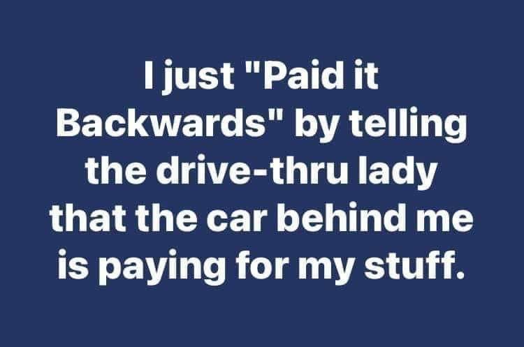 KimberleyLake's tweet photo. #PayItBackwards https://t.co/a2wGhutCIy