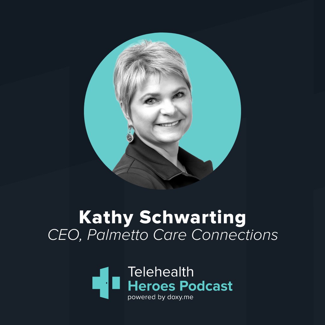 doxyme's tweet photo. Just in time for the #PCCSummit2021, Ep. 8 of our podcast has dropped! Click to listen to @Kathy_PCC, CEO of @SC_Telehealth, share how South Carolina is improving healthcare access + digital literacy: https://t.co/eYcILTkkHj https://t.co/JyTInTruEP