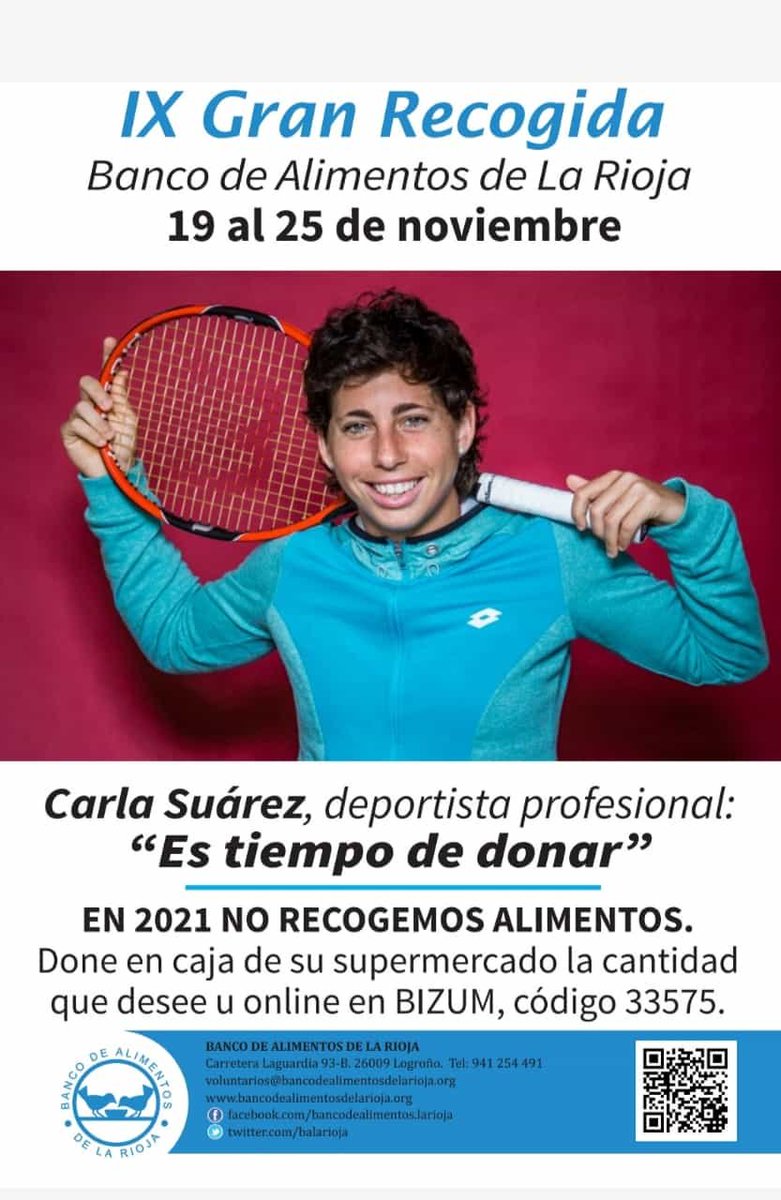BALaRioja's tweet photo. Se buscan #voluntarios para la #GranRecogida2021 en La Rioja.
Por favor, compartid :)

Inscripción en: https://t.co/BAvZf7jiHD https://t.co/K1uA2kEP72