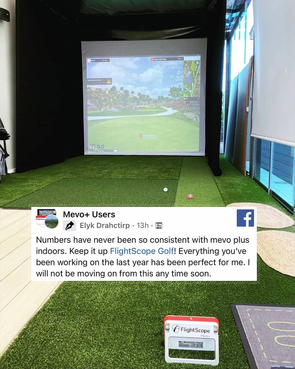 FlightScopeGolf's tweet image. Performance data you can trust. 💪

#FlightScopeMevoPlus