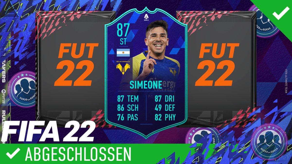arciigaming's tweet photo. 81-86 VORSCHAU PACK FOR FREE! 😱😍 81-86 Preview Packs & POTM Simeone SBC!
Hier das 2. Video für euch Community! ❤Danke für euren SUPPORT!
- https://t.co/aQ3mMDFByy
#fifa22 #fut22 #previewpack #vorschaupack #rulebreakers #81 #86 #promopacks #simeone #fifa22packs #ultimateteam https://t.co/agZSN8TOGt