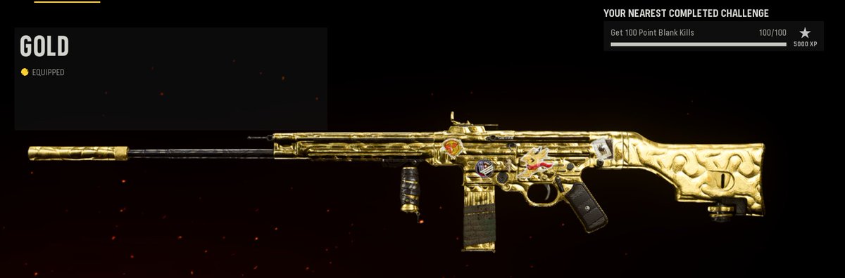 SpeedTheeGreat's tweet photo. I may have put in just a lil bit of time with this gun... #CallofDutyVanguard https://t.co/1mwbowkym6