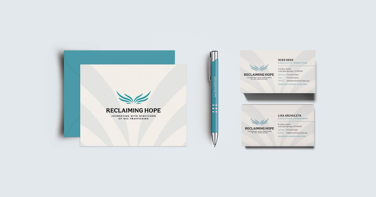44_North's tweet photo. This project was especially meaningful for us. Not only did we create a new brand identity, we gave this client a new name. They are doing amazing work in Colorado Springs and a large regional area with the survivors of Human Trafficking. Learn more: https://t.co/vFo16vHIcA https://t.co/sXw4yXvXzx