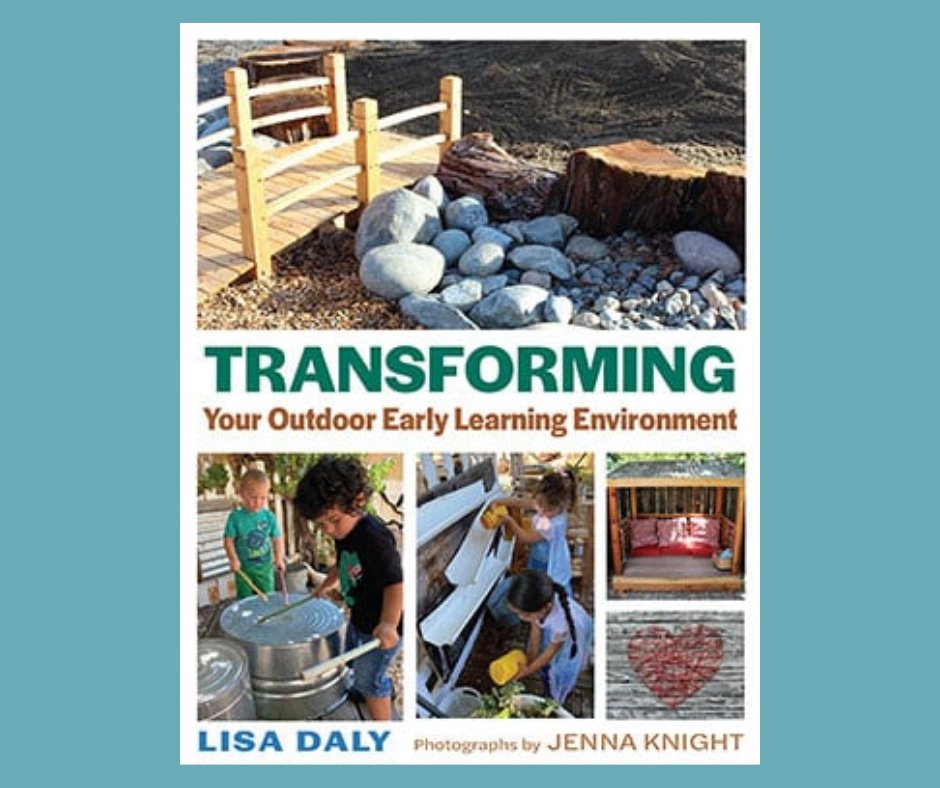 RedleafPress's tweet photo. New from Lisa Daly, co-author of the award-winning Loose Parts series, is TRANSFORMING YOUR OUTDOOR EARLY LEARNING ENVIRONMENT. Learn more here: https://t.co/6PA0aHJ4rw https://t.co/RZ2jmNESmP
