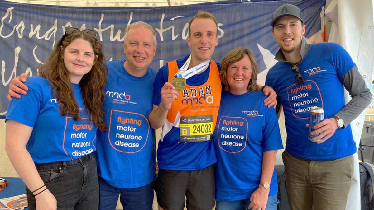 'The day was incredibly special. Supporters were out in force which really helped push me over the finish line. It was a day I will never forget” We’re looking for people like Adam to join our squad for the Brighton Marathon in April. Join the team 💙 mndassociation.org/brightonmarath…