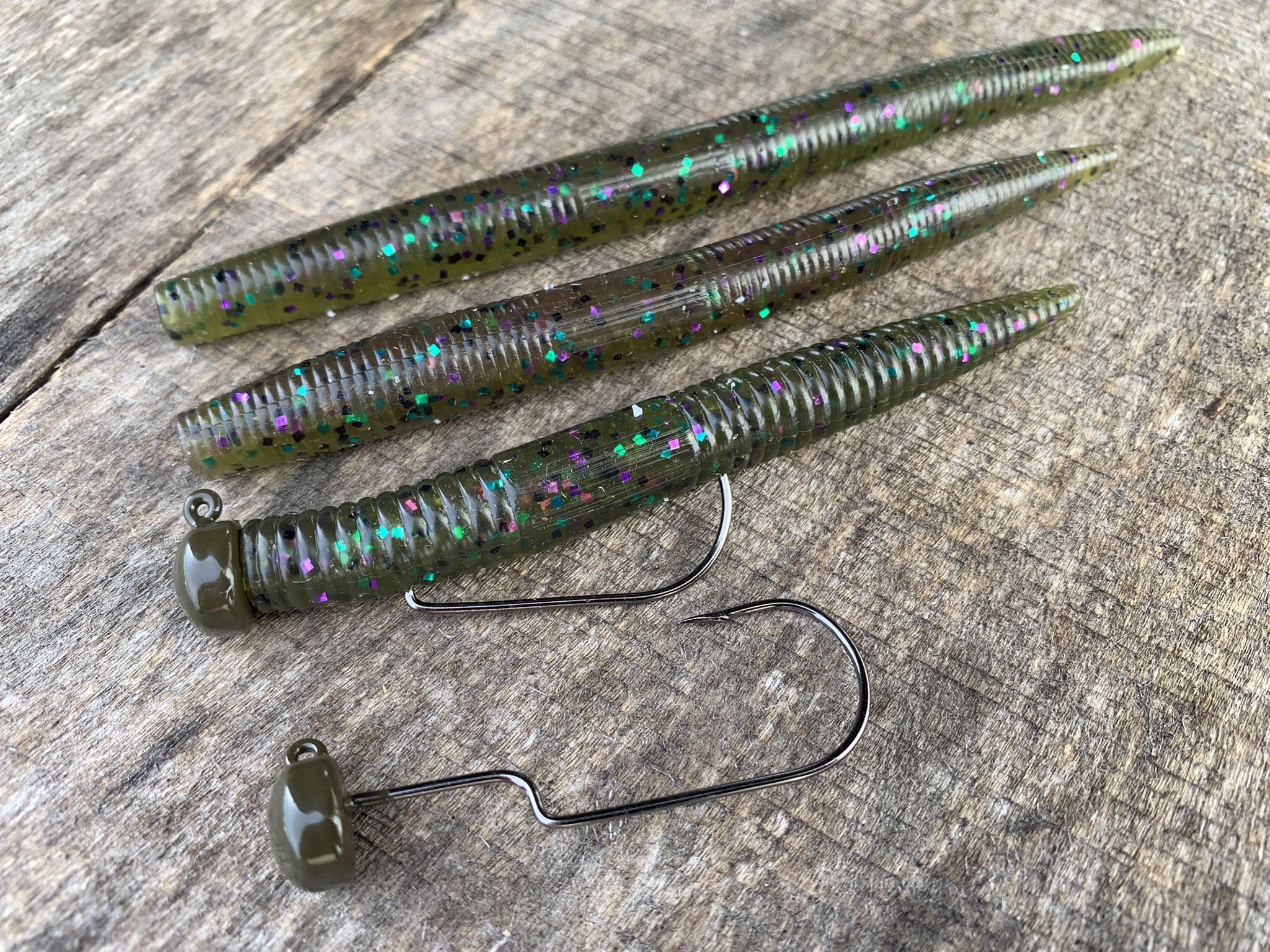Venom Lures on X: When you don't know which size Salty Sling to rig on  your D-K Rigs….3” 4” or 5”❓…………..You try all 3 ✔️ . This weedless setup has  quickly become