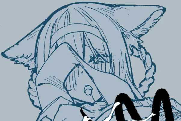 wip スズランちゃん描いてたけど寝る前に完成できんかった 