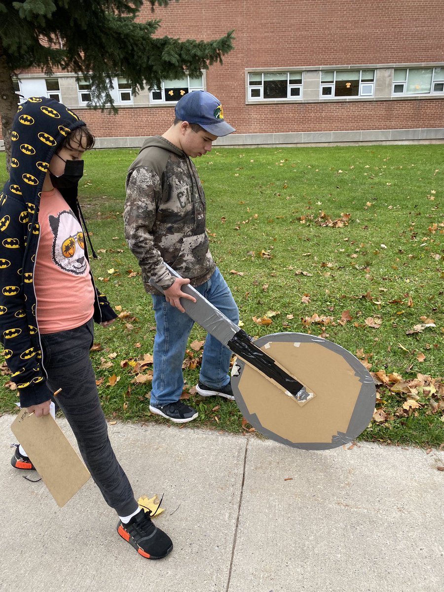 Raby_LDSB's tweet photo. We finished building and tested our trundle wheels today.  One group was within 20 meters of our actual distance of 720m on today’s community walk. https://t.co/qeu5SgTOhC