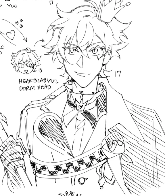 a bunch of twst doodles that r full of hcs LOL 