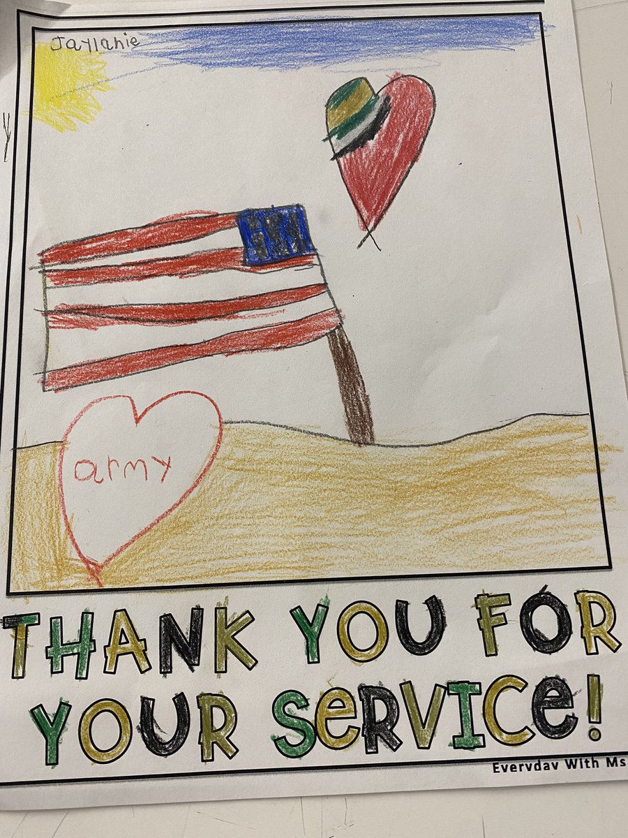 MollyRobb5's tweet photo. Today 3rd grade made Veterans Day cards to send to Captain James A. Lovell Federal Health Care Center! #VeteransDay https://t.co/whIE04LhhC